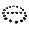UW 28 Flat Rubber Washers, 7/32 in. I.D., 3/4 in. O.D., 1/8 in. Thick - image 1