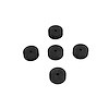 UW 36 Flat Rubber Washers, 1/8 in. I.D., 3/4 in. O.D., 1/4 in. Thick - image 1