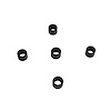 UW 38 Flat Rubber Washers, 1/4 in. I.D., 1/2 in. O.D., 1/4 in. Thick