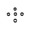 UW 42 Flat Rubber Washers, 3/8 in. I.D., 1/2 in. O.D., 1/4 in. Thick - image 1