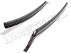 Molded Rear Roll-Up Window Seals 1967-69 Chevy Camaro/Pontiac Firebird - image 1