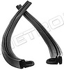 Rear Roll-up Window Seals 1960-62 Chrysler 300, Imperial, New Yorker, Newport - image 1