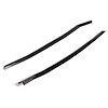 Rear Roll-Up Quarter Window Seals for Convertibles. Made with steel cores. Each. piece 19 In. long. - image 1