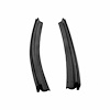 Rear Roll-Up Quarter Window Seals for 2-Door Hardtop. Made without steel cores. Pair. REAR ROLL UP S - image 1