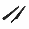 Flocked Rear Roll-Up Quarter Window Seals. Pair. REAR ROLL UP SEAL 1970 DODGE CHALLENGER & PLYMOUTH BARRACUDA FLOCKED - image 1