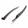 Rear Roll-Up Quarter Window Seals. Pair. REAR ROLL-UP SEALS. 71-74 PLYMOUTH BARRACUDA DODGE CHALLENGER PAIR - image 1