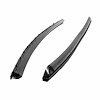 Rear Roll-Up Window Seals 15-5/8 In. long. Pair. REAR ROLL UP SEAL 68-70 AMC AMX PAIR - image 1