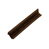Flexible Glass Channel. Rubber covered and pile lined. Unbeaded. 96 In. Piece. Each. FLEXIBLE CHANL MERCEDES FOREIGN - image 1