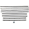 WC 1400-10 Window Sweeper Kit, Fits 60-63 Falcon / Comet 2 Door Sedan, 8 Pc - image 1