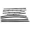 WC 1700-17 Window Sweeper Kit Fits 68 Skylark 2 Door Hardtop, 8 Piece Set - image 1