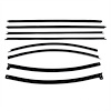 WC 1700-20 Window Sweeper Kit Fits 69 Skylark 2 Door Hardtop, 8 Piece Set - image 1