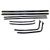 WC 1700-21 Window Sweeper Kit Fits 70-72 Skylark 2 Door Hardtop, 8 Piece Set - image 1