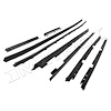 Window Sweeper Kit for Coupe with Deluxe Interior. 8-Piece Kit WNDW WTHRSTRP 68-69 CAMARO COUPE DELUXE INTERIOR - image 1