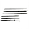 WC 2300-03 Window Sweeper Kit, Fits 63-66 Dodge Dart Convertible , 8 Pc - image 1