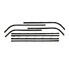 WC 2300-51 Window Sweeper Kit Fits 63-66 Dart 2 Door Hardtop 8 Piece Kit - image 1