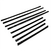 WC 2300-53 8-Piece Window Sweeper Kit, Fits 63-66 Dodge Dart Convertible - image 1