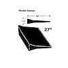WC 24-A 27 Fle x Ible Window Scraper, Used On Outside Side Window