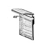 WC 27-48 Outside Door Window Sweeper, All Rubber, 48 in. Piece, Each