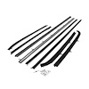 Window Sweeper Kit for 2-Door Hardtop. 8-Piece Kit WINDOW WEATHERSTRIP 73-74 NOVA 2DR HDT - image 1