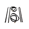 WC 5900-18 Window Channel And Sweeper Kit, For Rear Doors - image 1