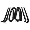 Window Channel and Sweeper Kit. 6-Piece Kit. WINDOW CH SW KIT 75-94 CHEVROLET VAN GMC VAN FULL SIZE KIT - image 1