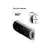 Flexible Sweeper. Made with stainless steel bead. 96 In. Piece. Each. FLEXIBLE SWEEPER GMC NASH AMC GM96 - image 1