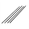 WC 6900-11 Window Sweeper Kit Fits 1964 1/2-1965 Ford Mustang Fastback (4) Piece - image 1
