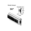 Flexible Sweeper. Made with stainless steel bead. 96 In. Piece. Each. FLEXIBLE SWEEPER FORD 52-60 52-60 T-BIRD - image 1