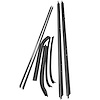 WC 7200-89 Window Sweeper Set, 71-73 Chevrolet Impala 2 Door Hardtop, 8 Piece Set - image 1