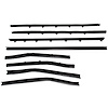 WC 7300-18 Window Sweeper Kit Fits 66-67 Olds Cutlass Convertible 8 Piece Set - image 1