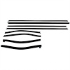 WC 7300-22 Window Sweeper Kit Fits 70-72 Olds Cutlass Convertible 8 Piece Set - image 1
