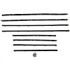 WC 7300-29 Window Sweeper Kit Fits 1965 Cutlass 2 Door Sedan, 8 Piece. - image 1