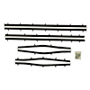 WC 7300-31 Window Sweeper Kit Fits 66-67 Cutlass 2 Door Sedan, 8 Piece. - image 1
