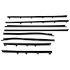 WC 8100-20 Window Sweeper Kit Fits 68 Pontiac Lemans Gto Convertible 8 Piece Set - image 1