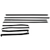 WC 8100-24 Window Sweeper Kit, Fits 70-72 Gto Lemans Convertible, 8 Pc Kit - image 1