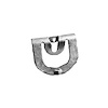 WF 206 Rear Reveal Molding Clip, Made Of Steel, 1 in. x 7/8 in., Each - image 1