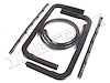 Front Vent Window Seals for Sedans. 5-Piece Set VENT WINDOW SL CHEV SEDAN 55-7 - image 1