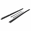 Front Vent Window Seals w/ Vertical Division Bars. Does not fit Sedan Delivery. 55 First Series only - image 1