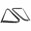 Front Vent Window Seals w/ Vertical Division Bar. 15-11/16 In. long 26-1/2 In. long. 4-Piece set R&L - image 1