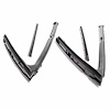 Front Vent Window Seals. For 2-door & 4-door sedan or station wagon. Pair. R&L. VENT WINDOW SEAL 62- - image 1