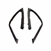 Vent Window Seals. Fits 2 & 4 door sedans and station wagons. Pair. VENT WINDOW SEAL 63-64 FORD/MERC - image 1