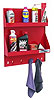 GARAGE/SHOP ORGANIZER STORAGE SHELF COMBINATION - image 1
