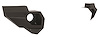 BRJ40 Front Bumper Bolt-On Replacement End Cap 2007-16 Jeep Wrangler - image 1