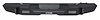 Trailline Rear One-Piece Straight Bumper for 2007-2018 Jeep Wrangler JK - image 1