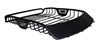 SR10 Series Safari Roof Rack Universal Fitment Black Fairings 60-inch - image 1