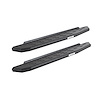 RB30 Slim Line Running Boards w/Bracket Kit Fits Select Jeep Wrangler [Bedliner-Coated] - image 1
