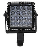Cowl Mounted Light Brackets for 6 x 6 In. Q4 Series LED Light fits 2018 Jeep Wrangler JL - image 1