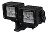Offset Hood Hinge Mounted Brackets for 3 x 3 In. Dual LED Lights fits 2018 Jeep Wrangler JL - image 1