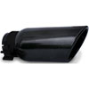 Round Exhaust Tip Black Powdercoat - image 1