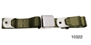 FRONT SEAT BELT GREEN - image 1